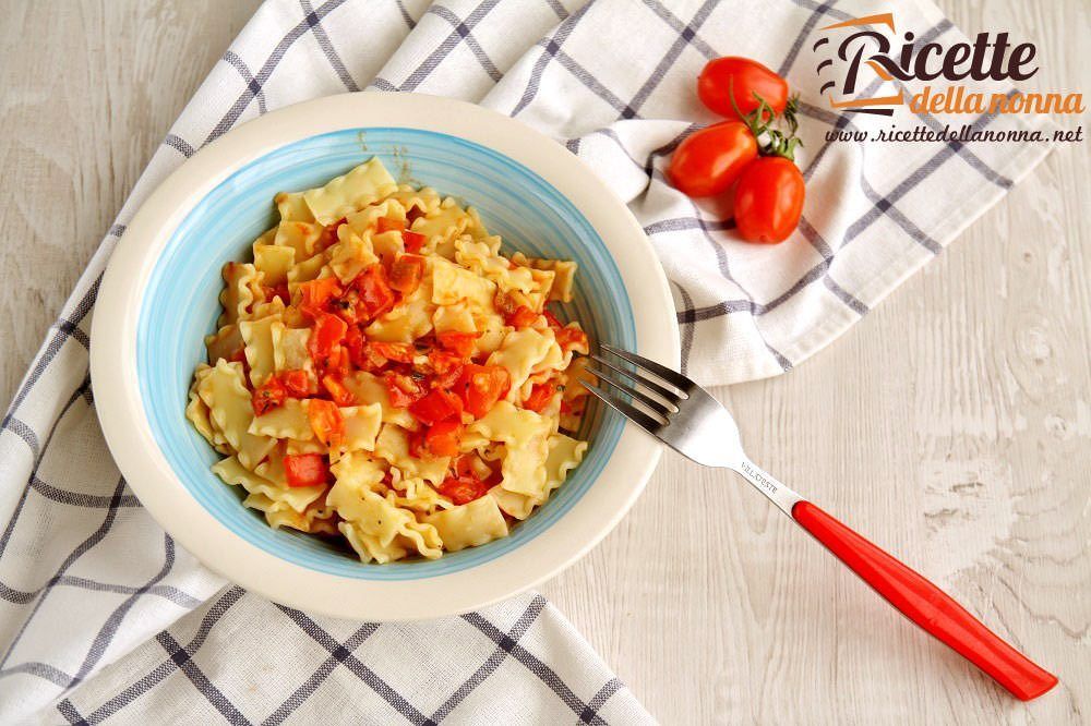 Mafalde corte al sapore d’estate | Ricette della Nonna