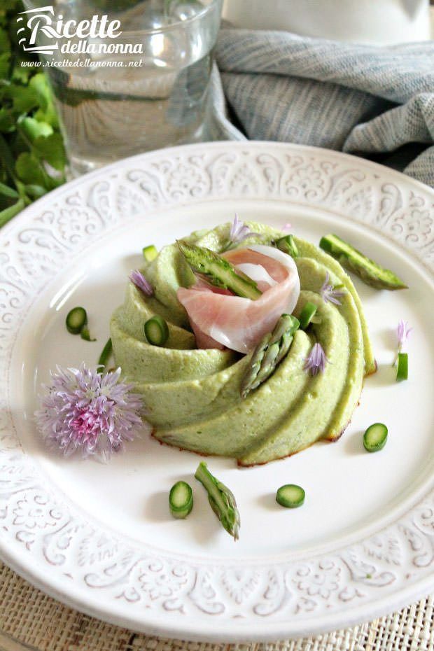 Flan gambi di asparagi ricette e foto