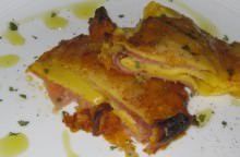 Crespelle al prosciutto senza latticini