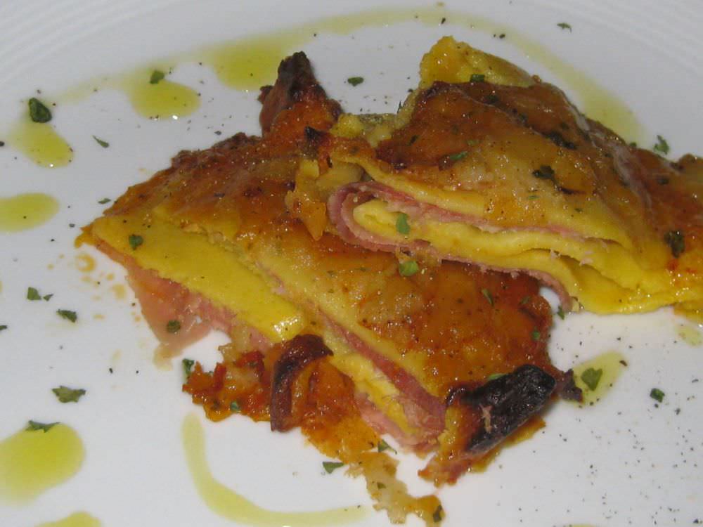 Crespelle al prosciutto senza latticini