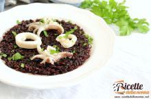 Risotto al nero di seppia