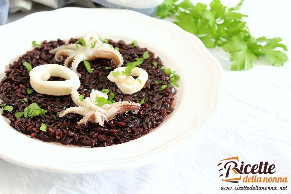 Risotto al nero di seppia Ricette della Nonna