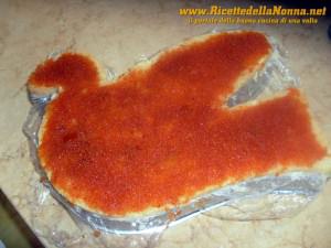 Colomba farcita - Confettura di carote