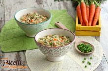 Cous cous con pollo al limone e verdure di stagione