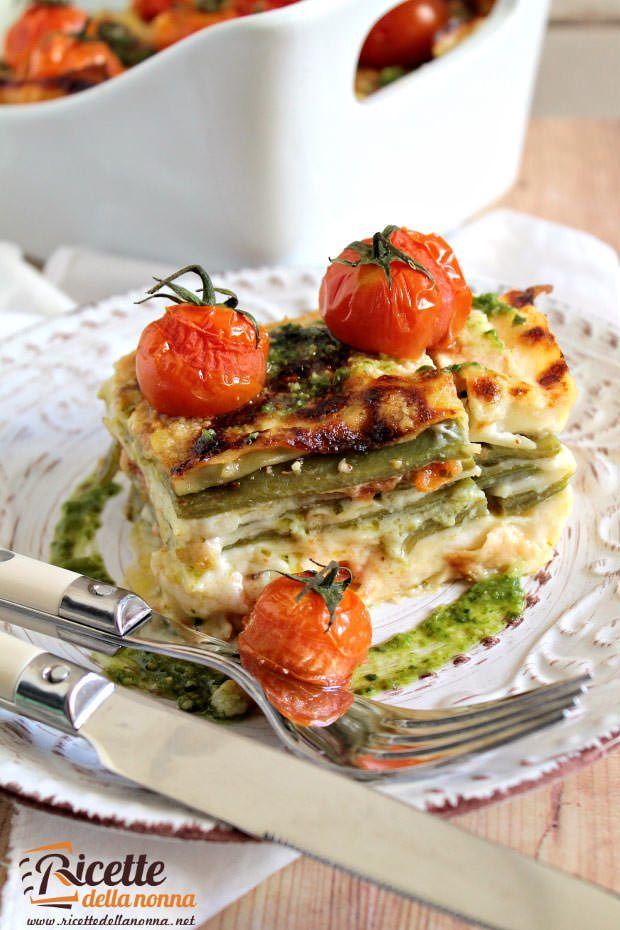 Lasagne ai piattoni ricetta e foto