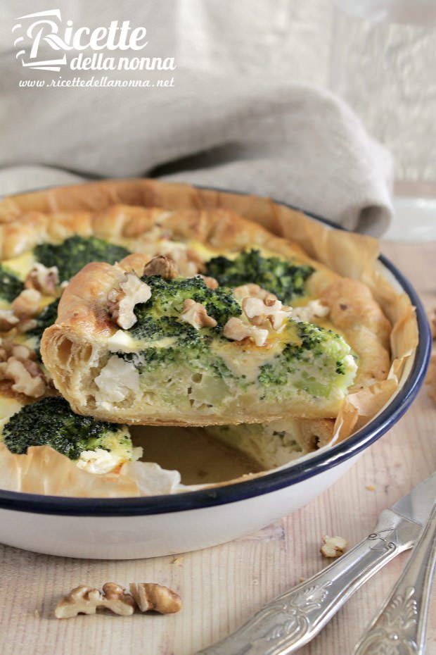 Torta salata ai broccoli foto e ricetta