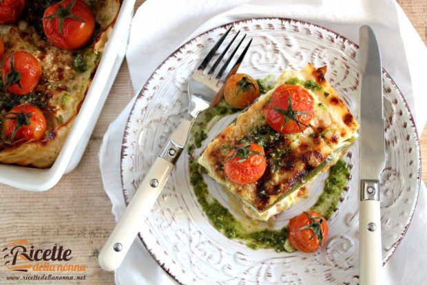 Lasagne ai piattoni ricetta e foto