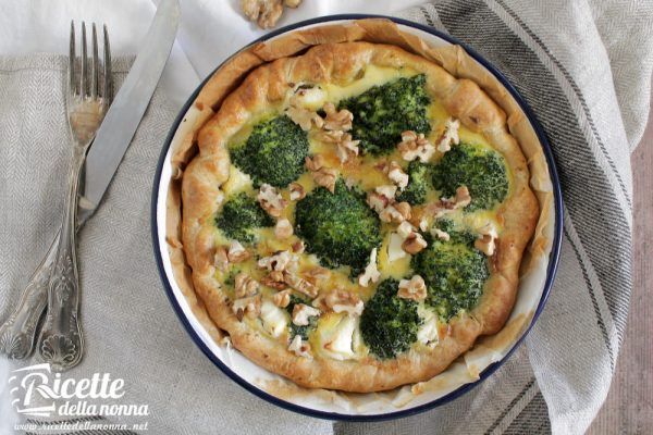 Torta salata ai broccoli