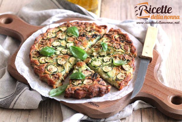 Scarpaccia salata di zucchine ricetta e foto