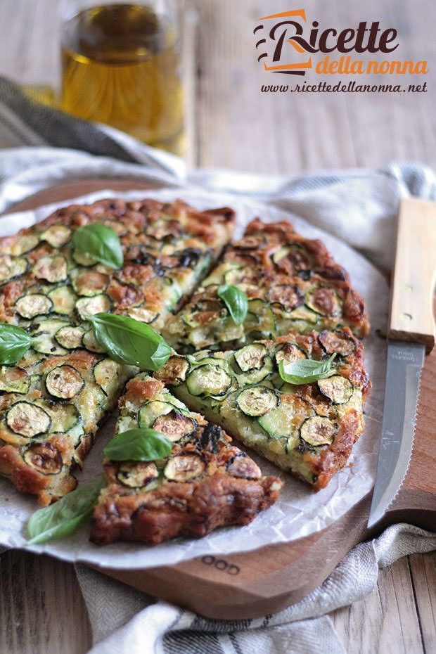 Scarpaccia salata di zucchine ricetta e foto