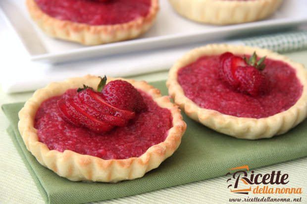 Ricetta tortine fragole