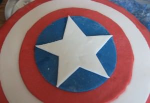 Torta Capitan America