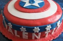 Torta Capitan America