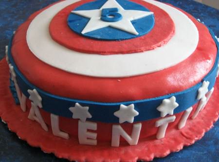 torta capitan America