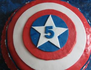 Torta Capitan America