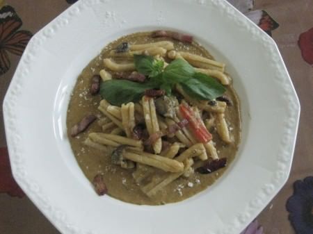 Casarecce alle melanzane ricetta e foto