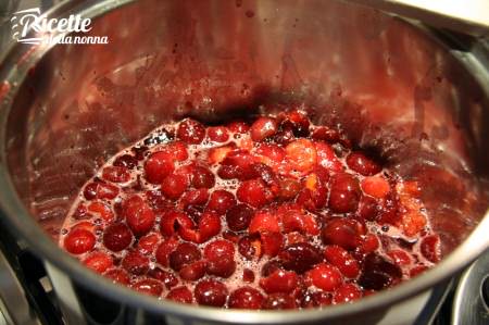 Preparazione marmellata di ciliegie fatta in casa