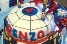 Torta di compleanno di Spiderman