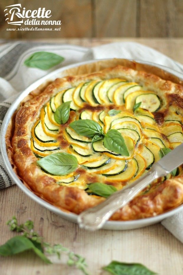 Torta rustica alle zucchine