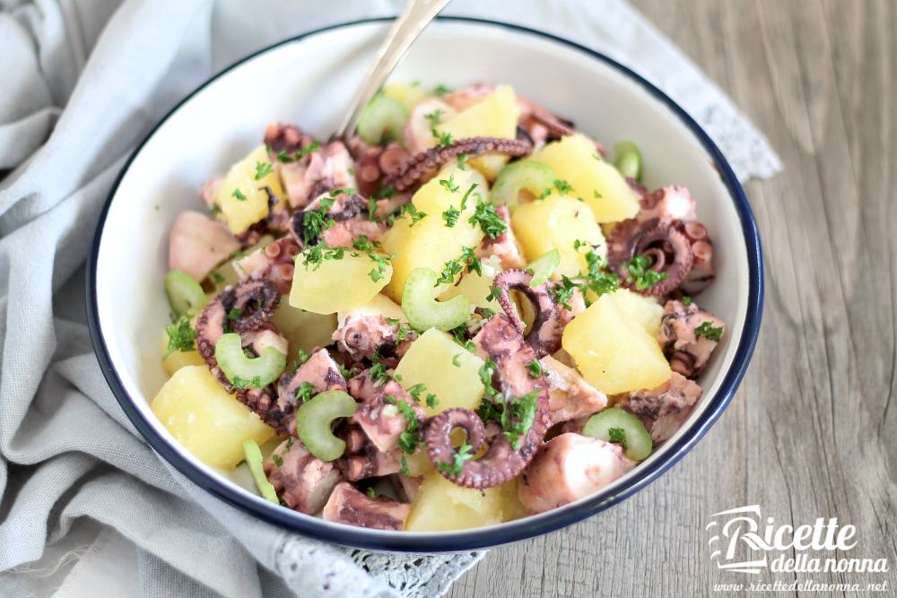 Insalata di polpo e patate ricetta e foto