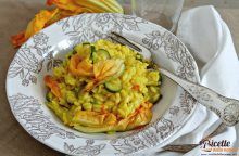 Risotto ai fiori di zucca