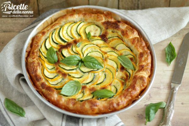 torta salata zucchine