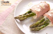 Involtini di asparagi e prosciutto