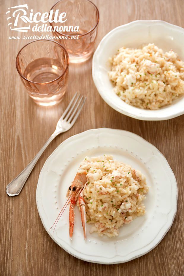 Risotto alla crema di scampi