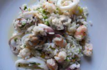 Insalata di riso ai frutti di mare