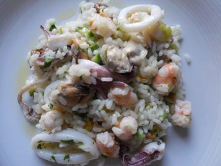 Insalata di riso ai frutti di mare ricetta e foto