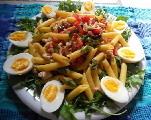 Insalata di pasta speziata ricetta e foto