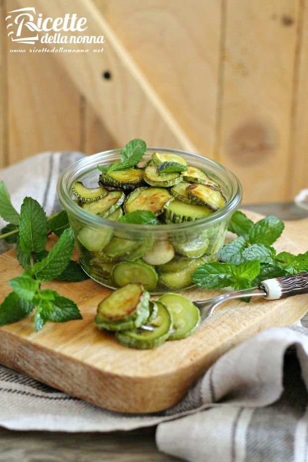 Zucchine marinate ricetta e foto