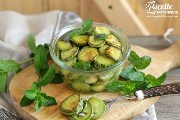 Zucchine marinate ricetta e foto