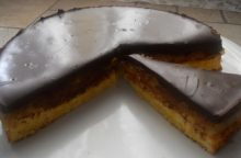 Torta con zucca e cioccolato