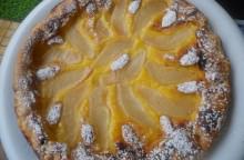 Crostata di crema ai fiori d’arancio