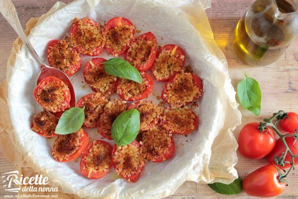 Pomodori gratinati al forno