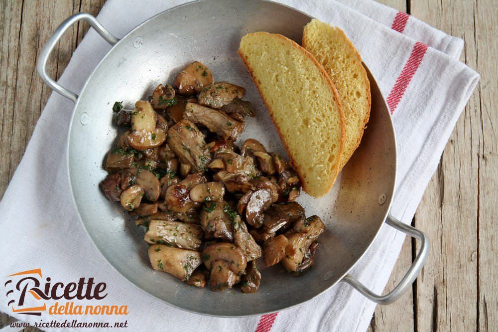 Misto funghi trifolati | Ricette della Nonna
