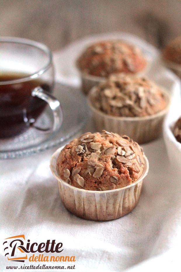 Muffin integrali dolci ricetta e foto