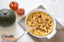 Risotto di zucca, speck e Amarone