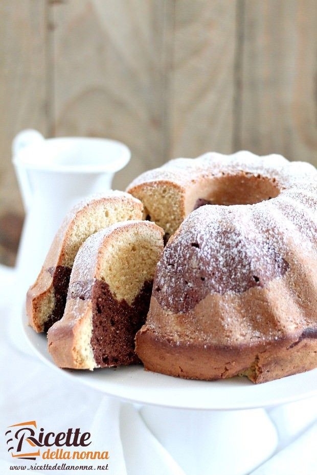 Ciambellone marmorizzato ricetta e foto