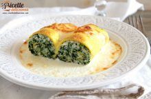 Cannelloni di frittata ripieni di spinaci e ricotta