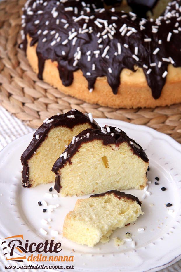 Ciambella al brandy e cioccolato ricetta e foto