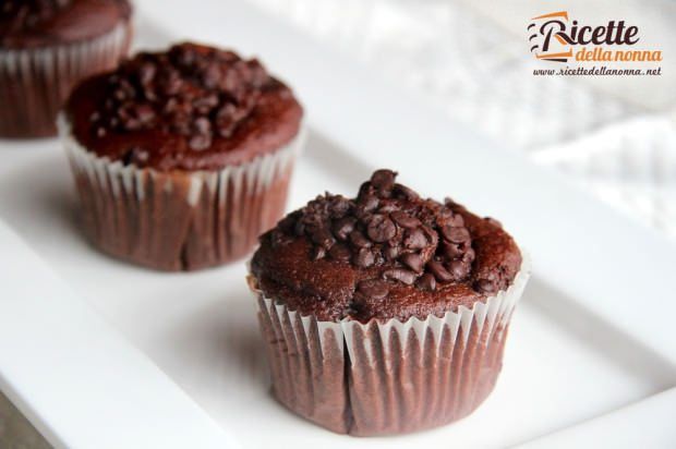 Muffin al cioccolato ricetta e foto