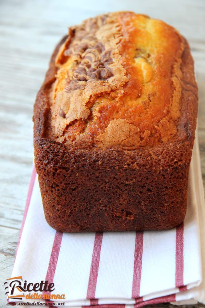 Plumcake marmorizzato yogurt e cacao