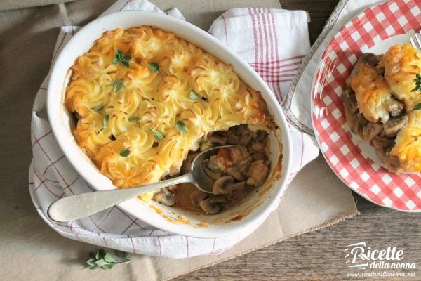 Pasticcio di pollo e patate