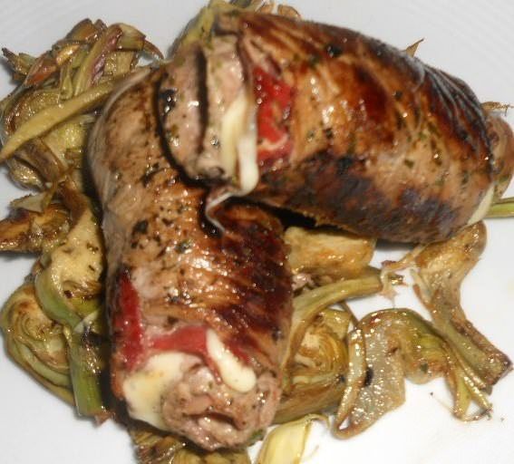 Involtini con carciofi ricetta e foto