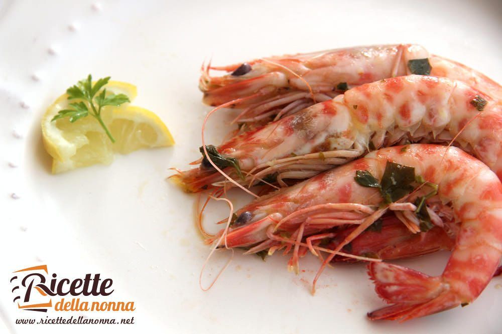 Gamberoni In Forno Con Salsa Di Limone Ricette Della Nonna