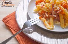 Penne al prosciutto crudo, zucca e scamorza