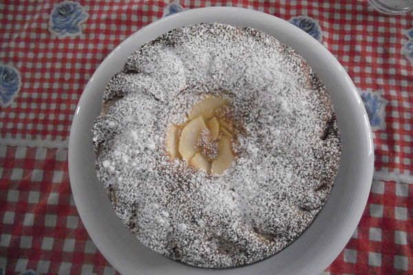 Torta di pere e mandarini