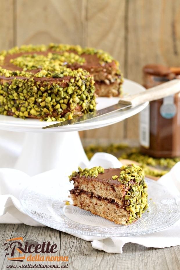 Torta Nutella e pistacchi ricetta e foto